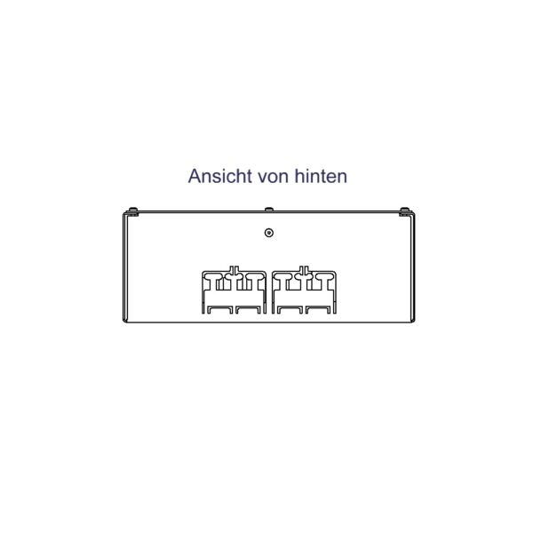 Produktbild MVT 150 083 SVZ  -  Aufputz Medienverteiler für 8 Keystone (19.4mm Ausschnitt)